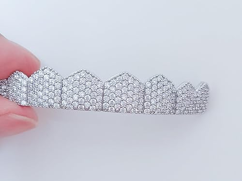 Miniatura 8 de Hip Hop Jewelry - Dijes de diamante Grillz para hombre, estilo Pandora, diseño de lujo, parrillas, rapero de moda, accesorios de moda, disfraz de