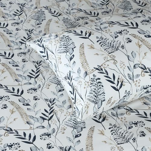 Image of Bedsheet Set | GOTS Certified 100% Organic Cotton Percale | 200 TC | Breathable & Skin-Friendly (Single, Forest Dance)