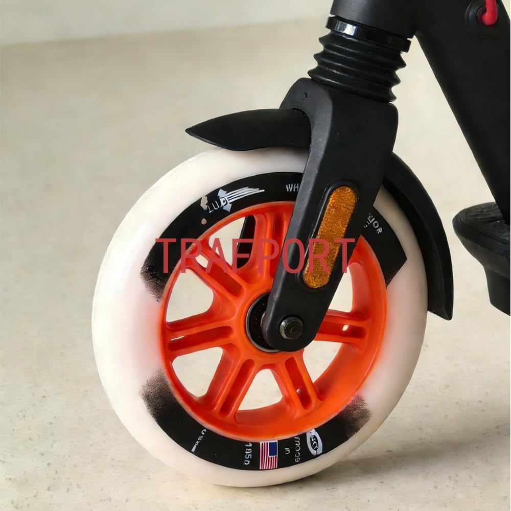 6-Pack Inline Speed Skate Replacement Wheels 110mm 125mm | 85A High-Resilience PU with Pre-Installed ABEC-9 Bearings for 3-Wheel Speed Skate (110mm,6)