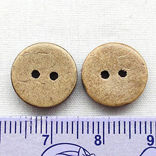 Boutons en coco 30mm robustes Chenkou Craft pour pulls lourds sans casser - 2