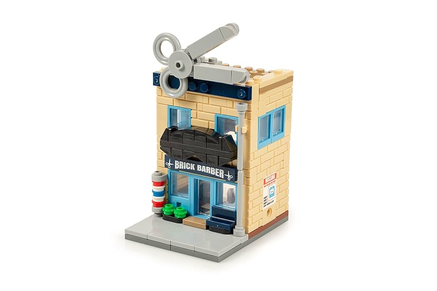 Amazon.co.jp: Brick Loot 理髪店ビルディングブリックセット