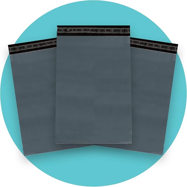 Triplast 10 x 14-Inch Plastic Mailing Postal Bag - Grey (Pack of 1000)