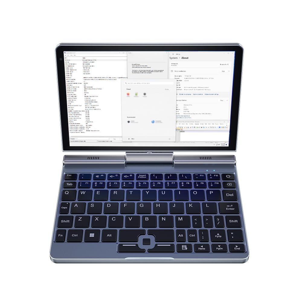 Amazon.com: KOOSMILE 8 Inch 2-in-1 Mini Laptop,HD Rotatable Touch