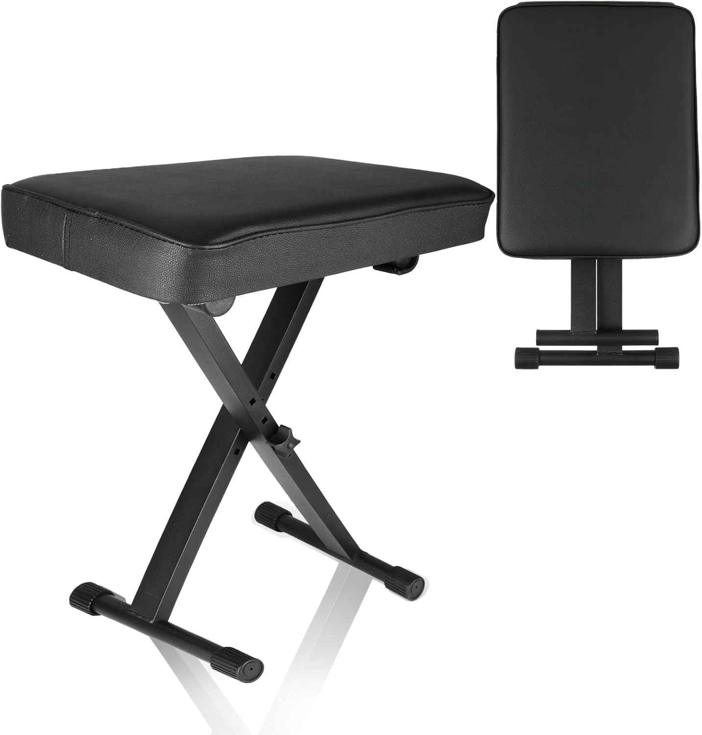 ASelected Keyboard Stool Piano Bench XStyle Padded Folding Piano Bench