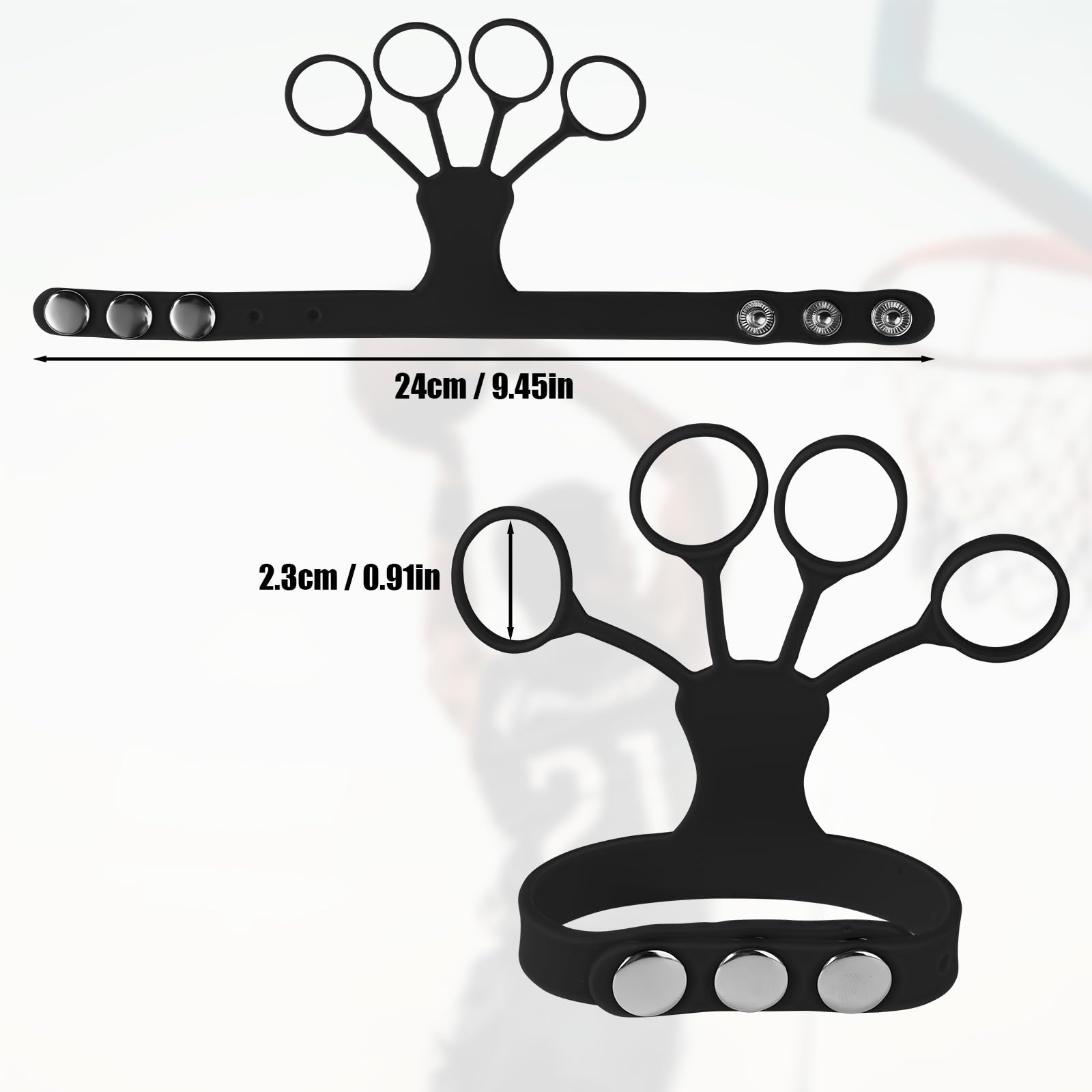 Starbun Trainer Da Tiro Per Basket - Correggi La Tua Postura E Migliora La Percentuale Di Canestro (Taglia M, Nero) - Foto 10