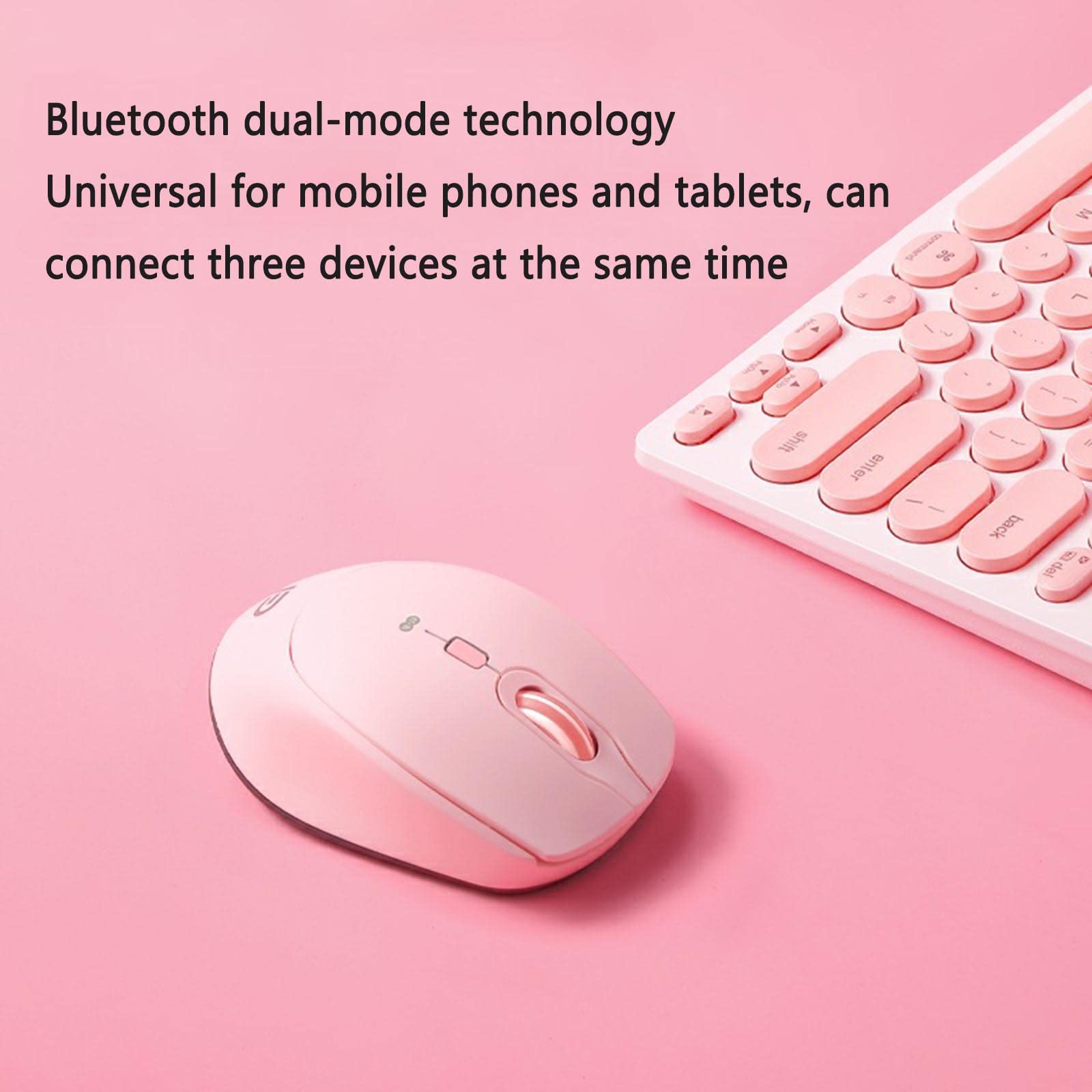 Mysz Mysz bezprzewodowa Mysz komputerowa do laptopa USB do gier Bluetooth Ergonomiczna mysz Urządzenie wskazujące Możliwość ładowania Fotoelektryczny 2,4 g Regulowana rozdzielczość Plug and Play(White