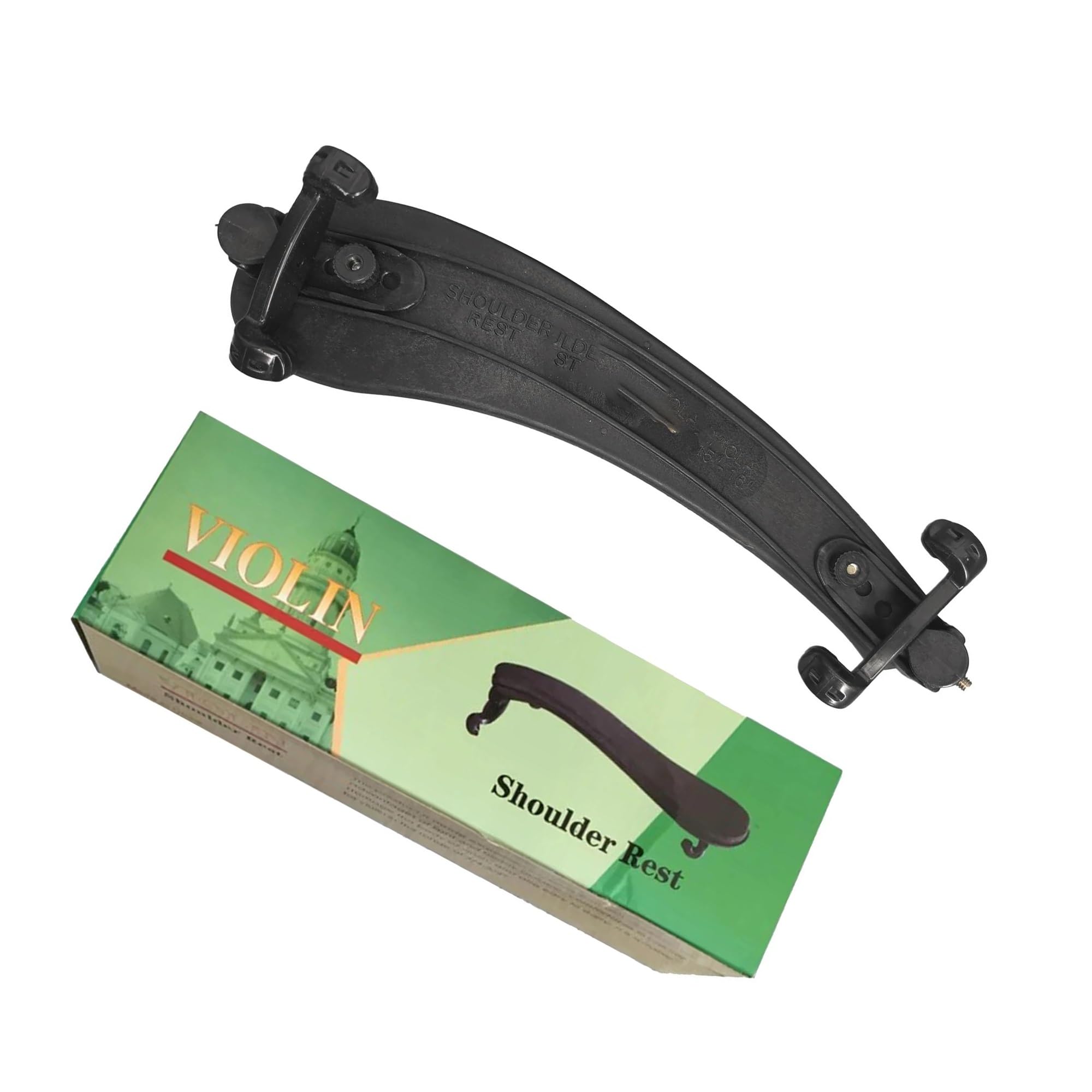 Poggiaspalla in plastica per violino 4/4 spugna ecologica traspirante adatto per 3/4 1/2 1/4 Spalliere A Forma Di Uccello Per Principianti | Poggiaspalla per violino(1/2)
