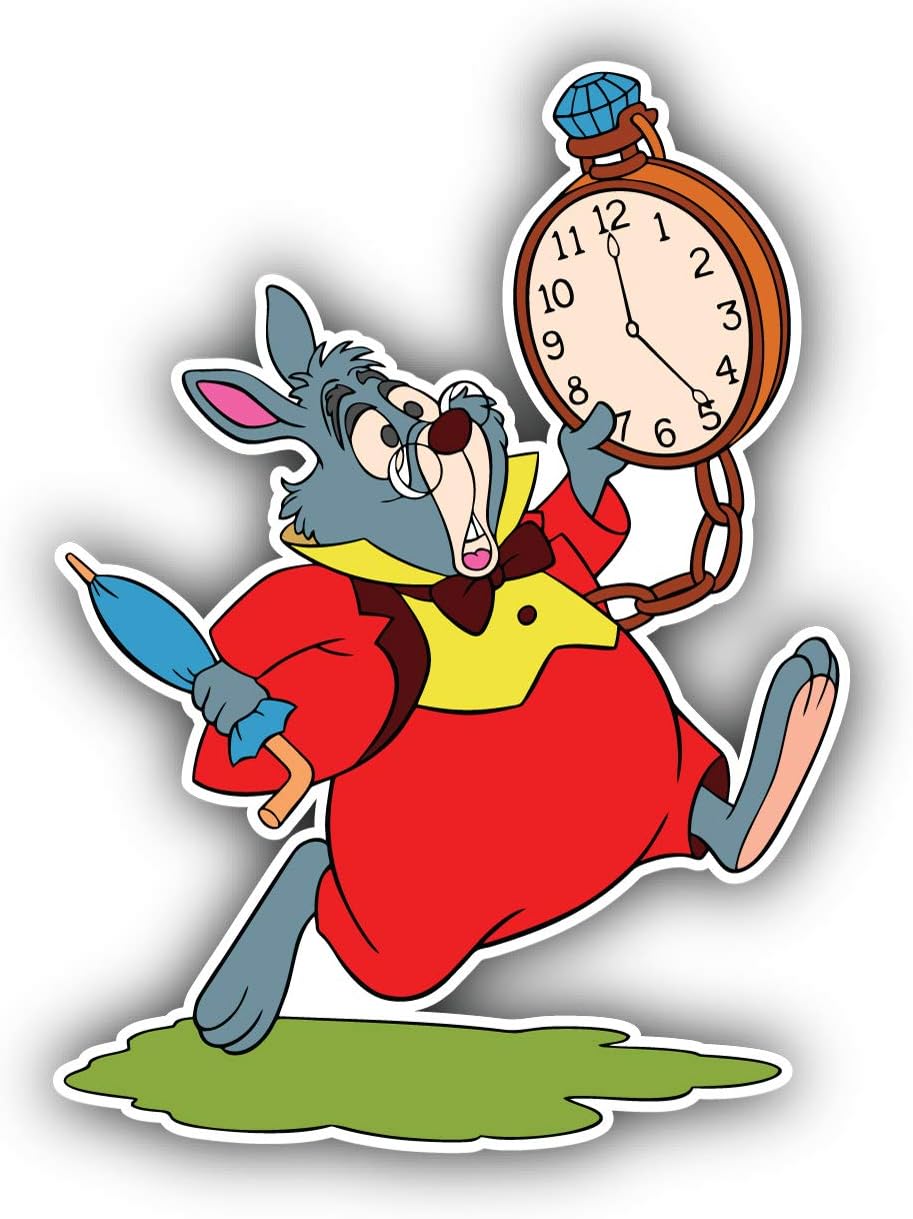 Alice in Wonderland Cartoon Vinyl Sticker Bumper Decal