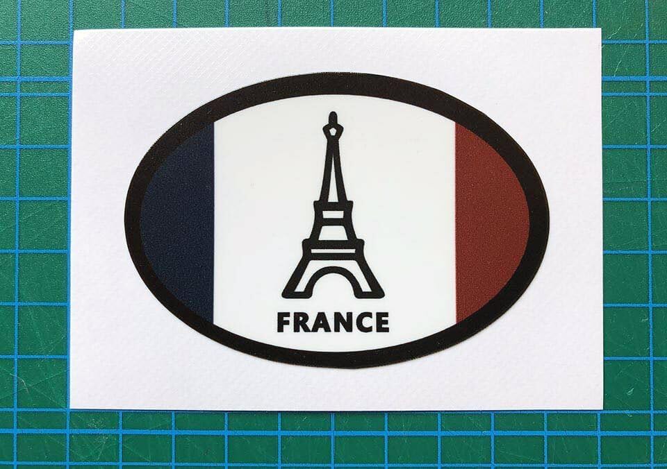 Amazon.co.jp: ステッカー フランス トリコロール エッフェル塔 KANGOO