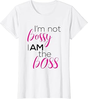 VidiAmazing Womens I'm Not Bossy, I Am The Boss Women's Entrepreneur T-Shirt ds5057 T-Shirt