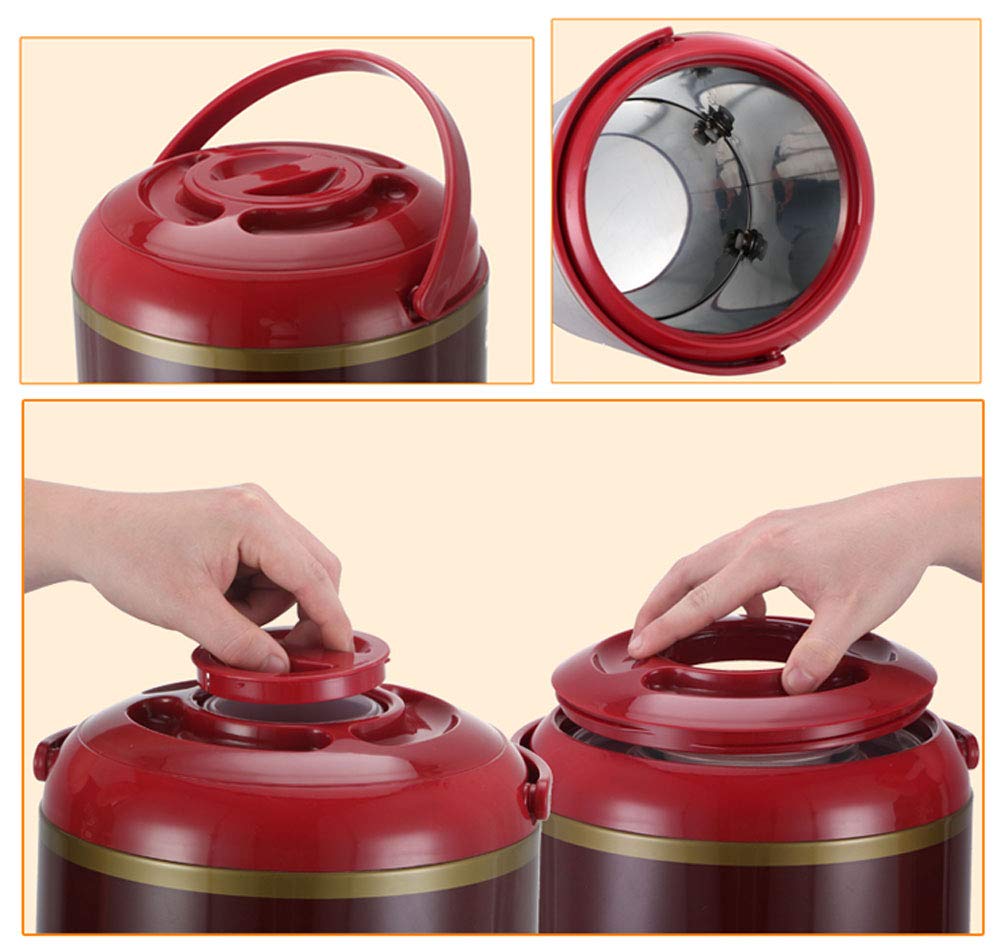 Dispensador de Agua Caliente y Fria, 6L/8L/10L, Hervidor de Bebidas Termo de Acero Inoxidable con Dispensador de Té y Café, Teteras de Té Caliente, Perfecto para Eventos Grandes y Catering