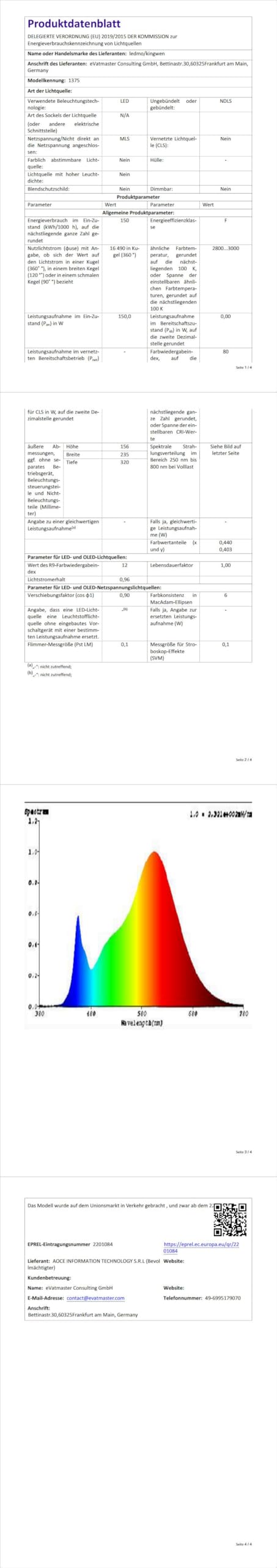 ledmo 150W Aplique Pared Exterior LED 3000K IP65 360° Rotación | 360° rotación completa, carcasa negra mate, aluminio disipador térmico, IP65 impermeable, garaje terraza entrada balcón