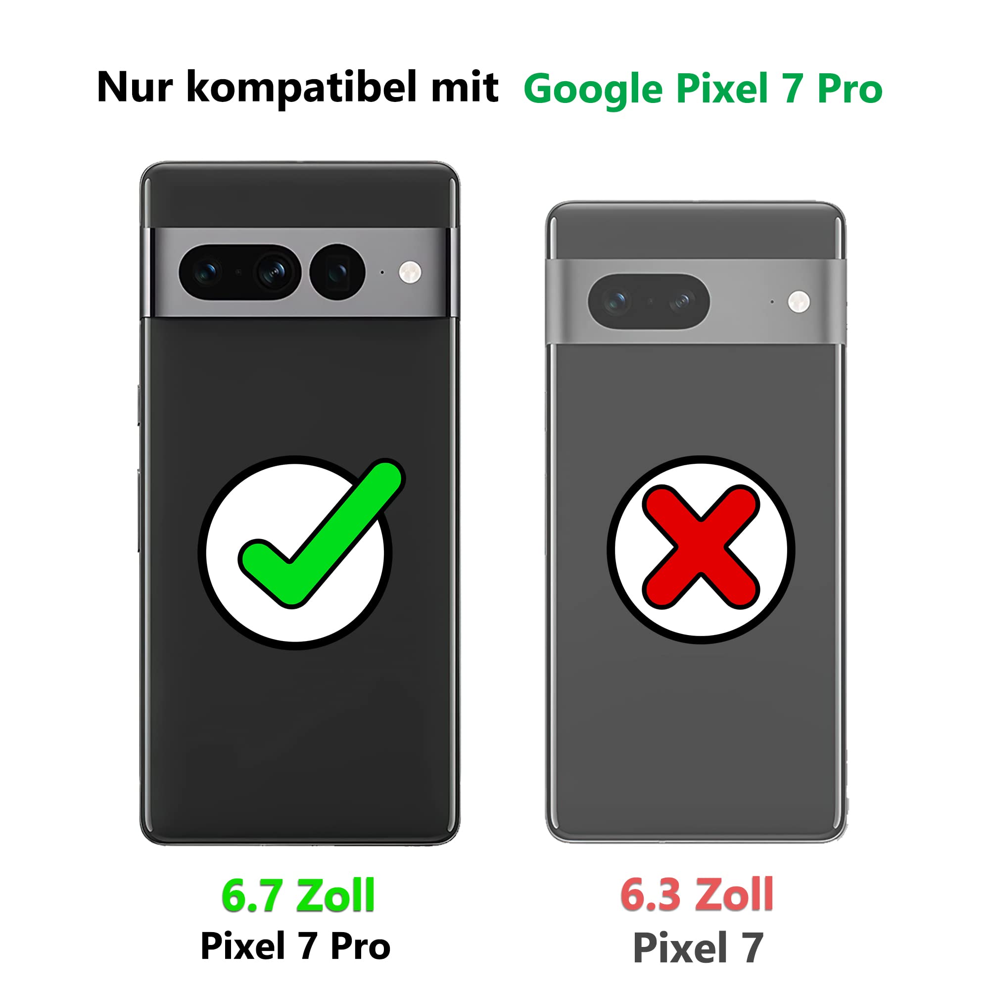 Dexnor Heavy Duty Schutzhülle Für Google Pixel 7 Pro – Militärschutz Mit Kickstand & Displayschutz, Grün