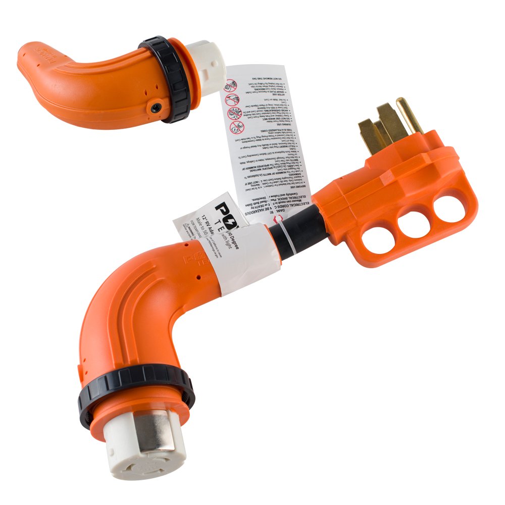 Buy GoWISE Power 12inch 90Degree Dog RV Adapter with Twist Lock (50