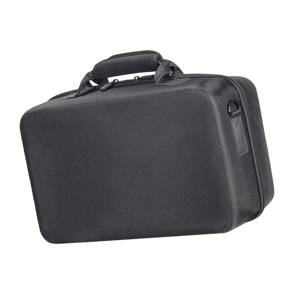 Estuche rígido de transporte para PS5 - Bolsa de viaje delgada compatible con consola PS5, bolsa de almacenamiento para controladores PS5 DualSense, auriculares y accesorios para juegos, negro