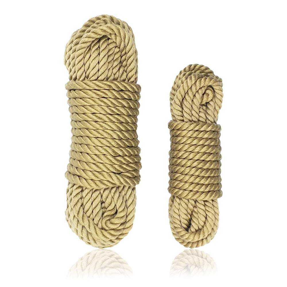 Image secondaire de Corde confortable en coton Coft pour jeu de nuit, brun (10 m)