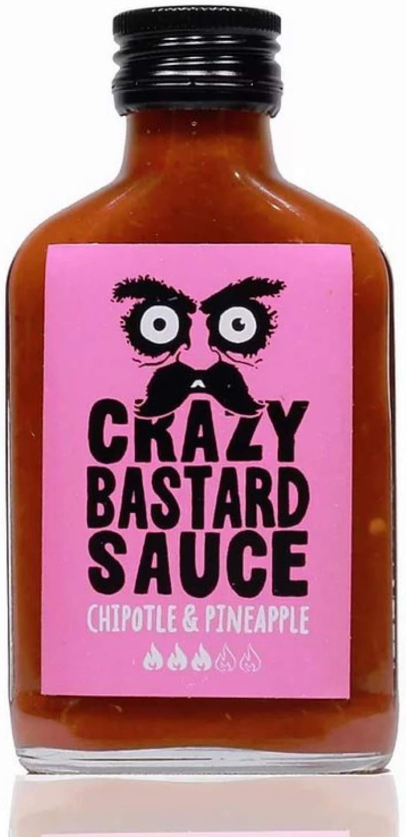 Crazy BastardChipotle & Pineapple Hot Sauce- 100ml
