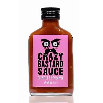 Crazy Bastard Chipotle & Pineapple Hot Sauce- 100ml