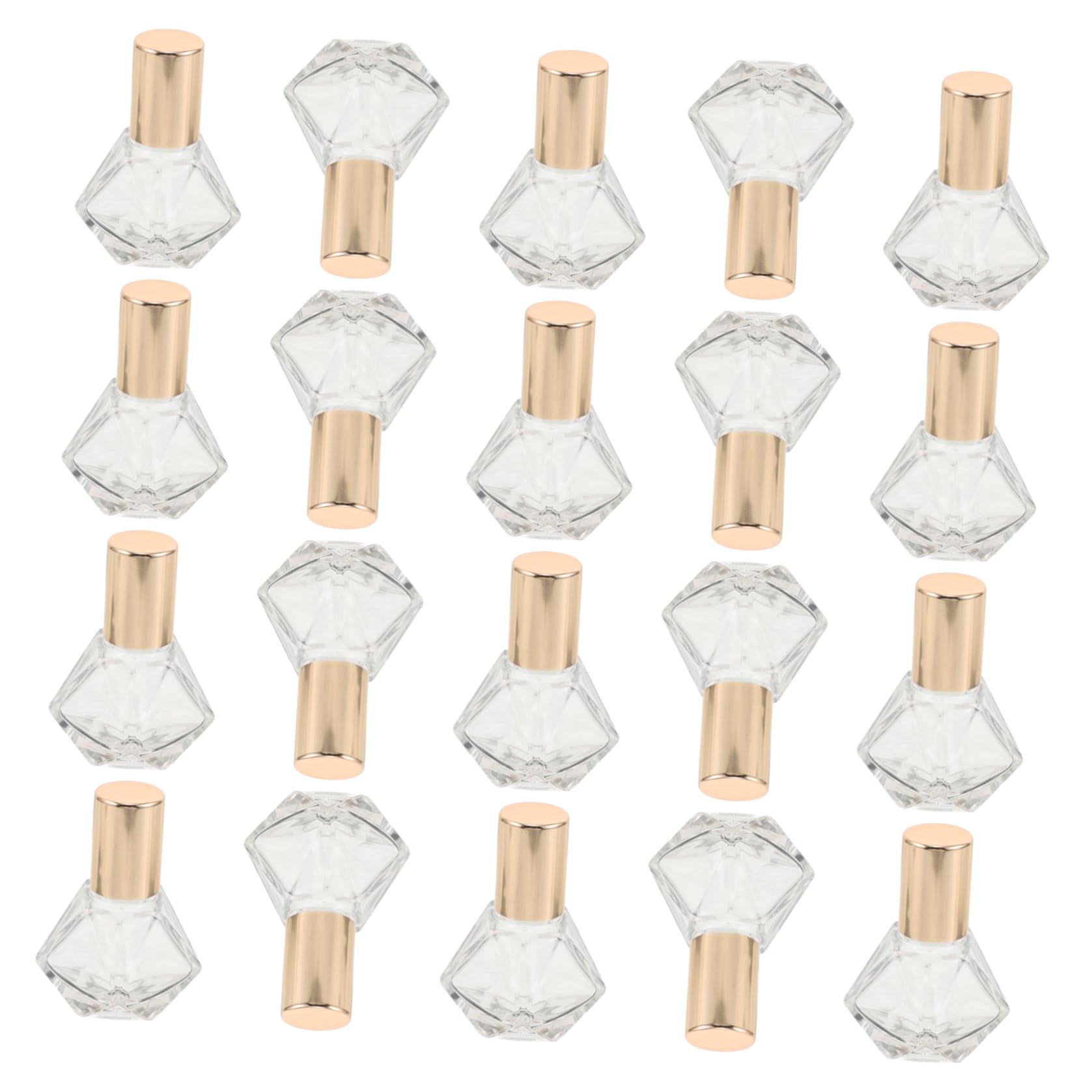36 Pezzi Bottiglia Roll-on in Vetro da 8ml con Dosatore per Oli