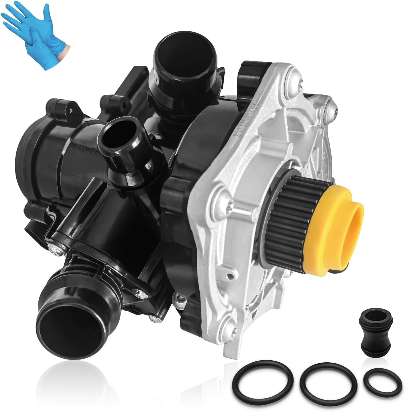 Water Pump & Thermostat Housing Assembly for VW/Audi 2.0L TSI | Fits Atlas 2018-2021, Tiguan 2018-2020, A5/Q3 2019-2021 | Replaces 06L121111H, 06L121012A, 06K121011 for third-generation EA888