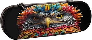 abstract buying of owls Leather Multi Slot Pen Storage Case | Abstract Buying Of Owls Waterproof Microfiber Portable Multi-Use Organizer For Travel Daily Work