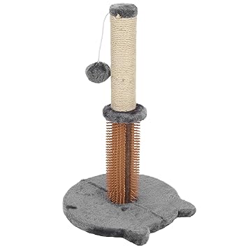 Tall Cat Scratcher, High Stability Cat Scratching Post for Indoor for Cats Cat Head Bottom cat Column - Dark Gray