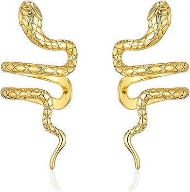 Simple Snake Clip Earrings For Women Fashion Wedding High Jewelry Party Gifts for Women Mother Friends