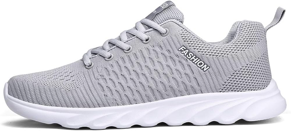 XIDISO Mens Walking Shoes Women Running Shoe Lightweight Breathable Sport Gym Cross Training Sneakers