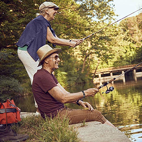 Uswel Titanium Bracelet For Men Black Pvd Coating 591Pcs Minerals Magnetic Bracelet For Men (Black) #TOP2