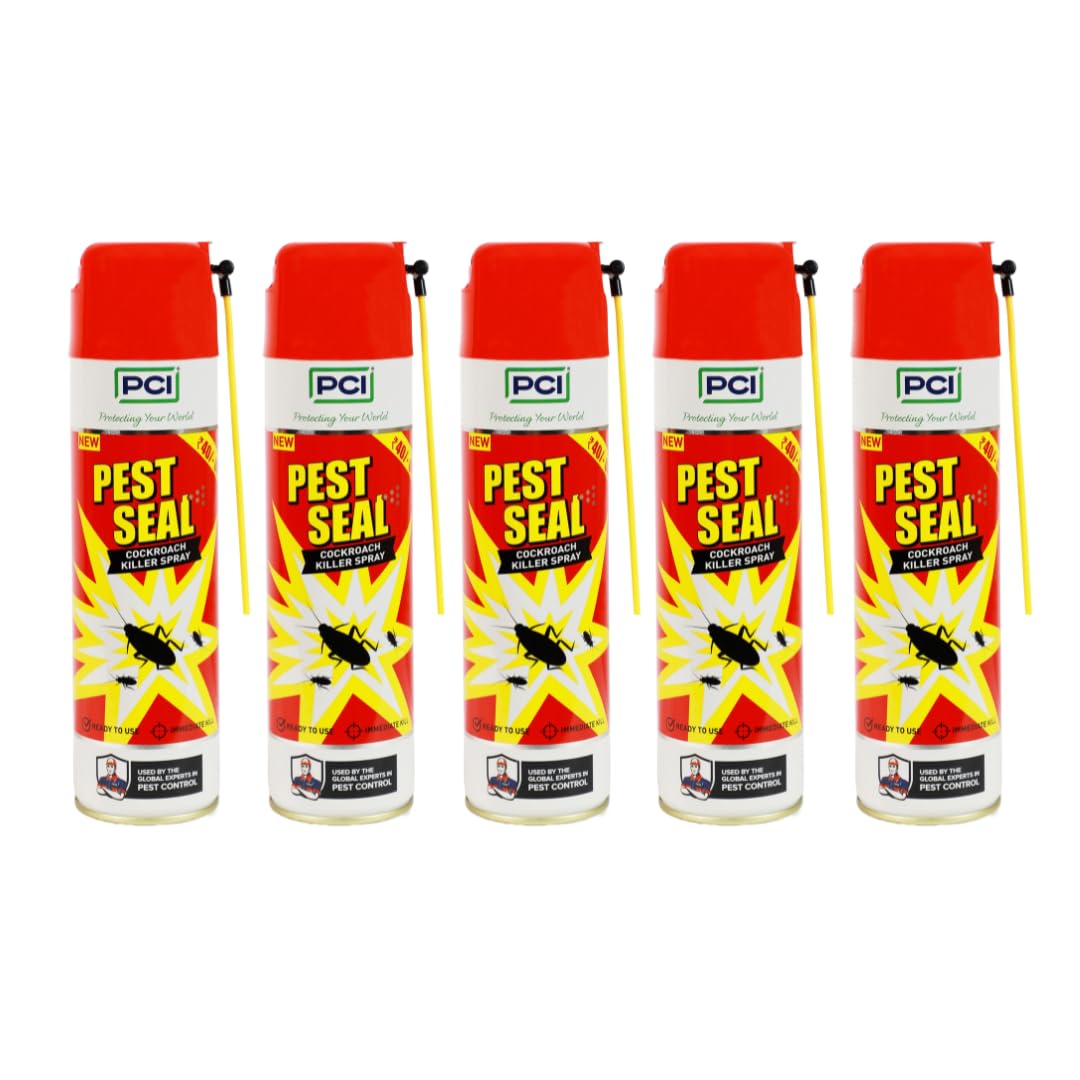 PCI Pest Seal Cockroach Killer Spray 400ML (Pack of 5)| Crawling Insect Killer with Deep-Reach Nozzle | 100% Kill Guarantee-image-18
