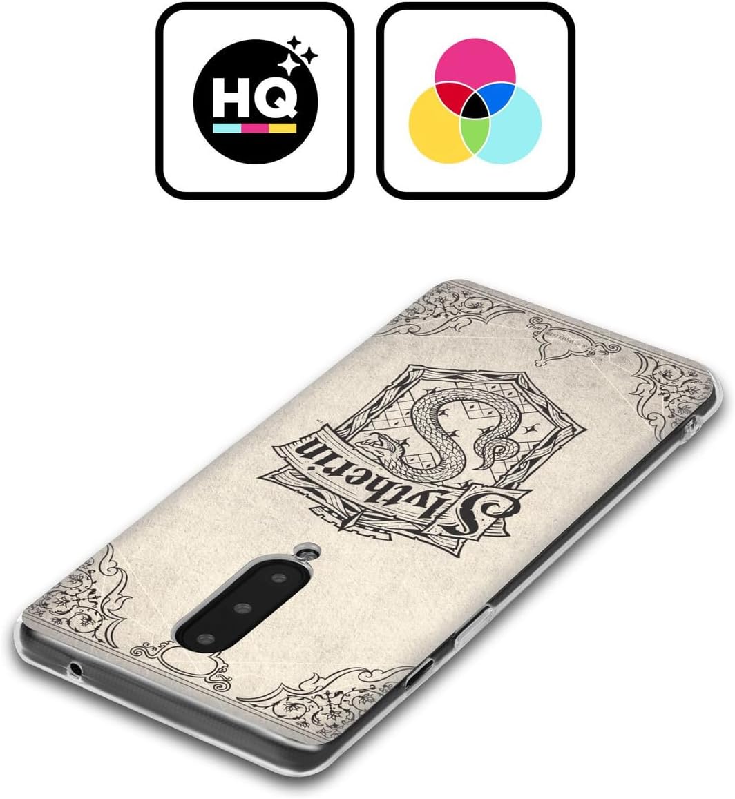 Head Case Designs Officially Licensed Harry Potter Slytherin Parchment Sorcerer's Stone I Gel Case [Military Grade Protection] Compatible with Google Pixel 9 / Pixel 9 Pro