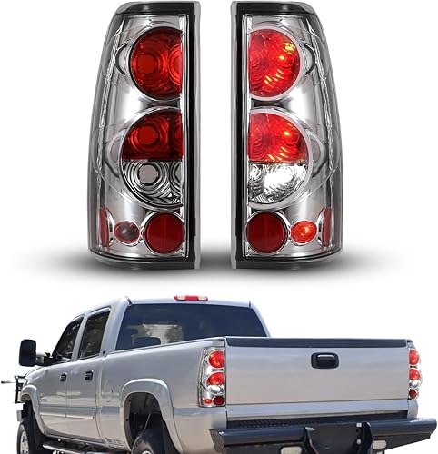 Miniatura 8 de Nixon Offroad Luces traseras para Chevy Silverado 1500 2500 3500 1999-2006  GMC Sierra 1500 2500 3500 1999-2002 Luces traseras LED de repuesto para