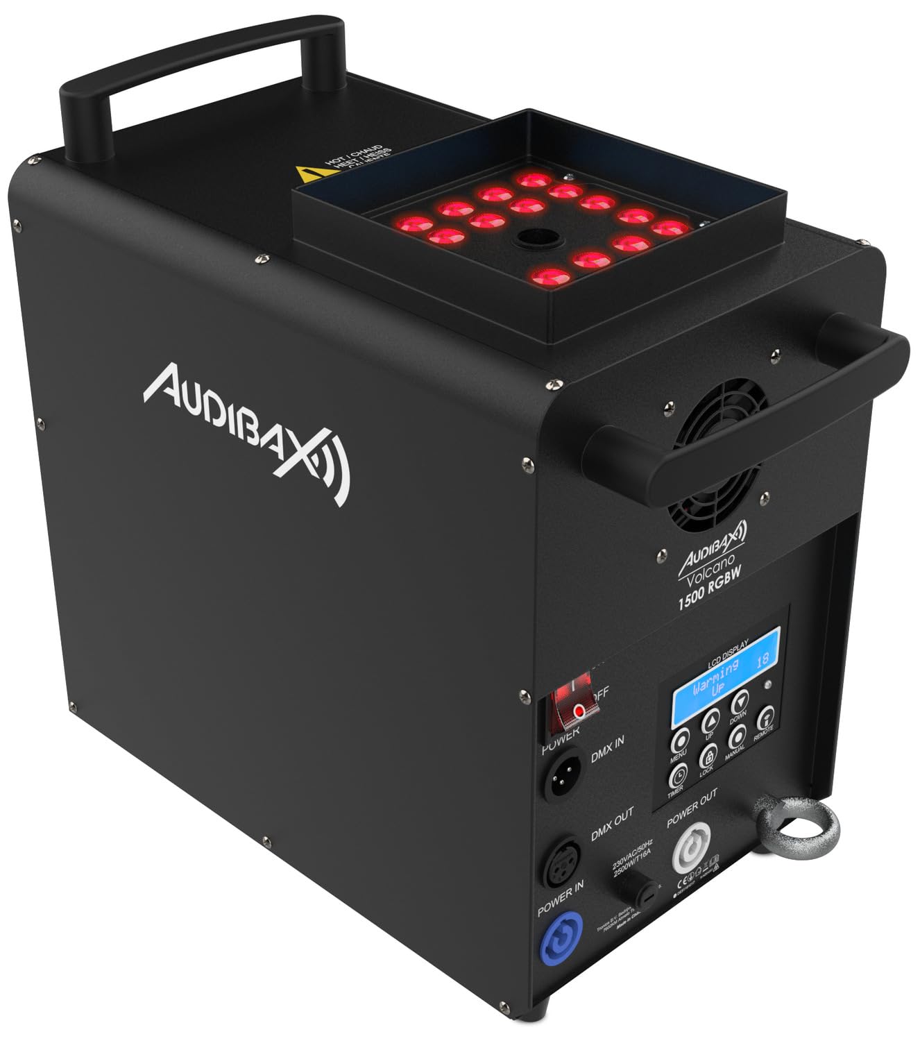 Audibax Volcano 1500 RGBW Máquina de Humo 1500W + 240W LED RGBW