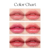 Vista 7 de Peripera Tinte Water Bare - Tinte para labios, tinte labial, tinte brillante (005 RED UPDATE)