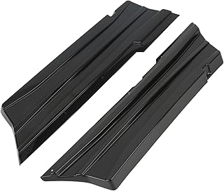 Placas laterais RC, placas laterais leves de substituição RC alta simulação resistência ao desgaste plástico preto de alta resistência para manter