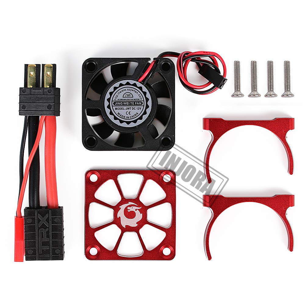 Ventilateur Refroidissement Moteur RC 25x25mm - 19000 Tr/min, Pour SCX10 TRX4 - 13