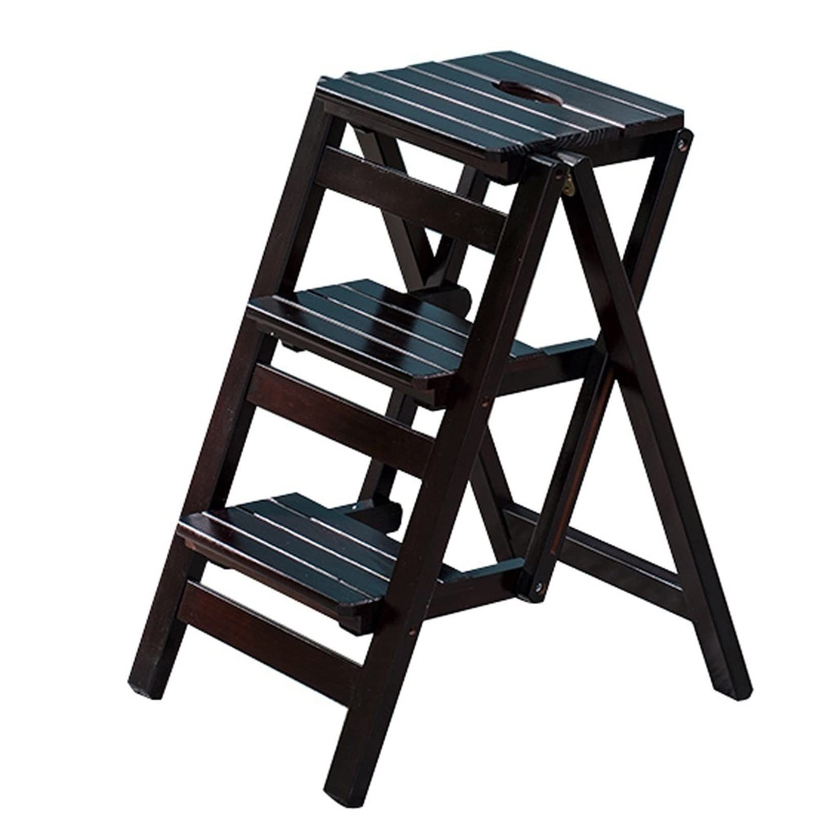 Chaise tabouret d'escalier portable en bois noble pour bureau