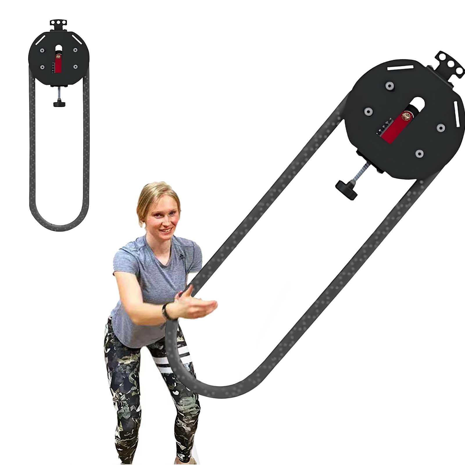Endless Rope Trainer | Pulley Cable Trainer con resistenza regolabile per resistenza muscolare, forza di presa, braccia, schiena e coordinazione del corpo