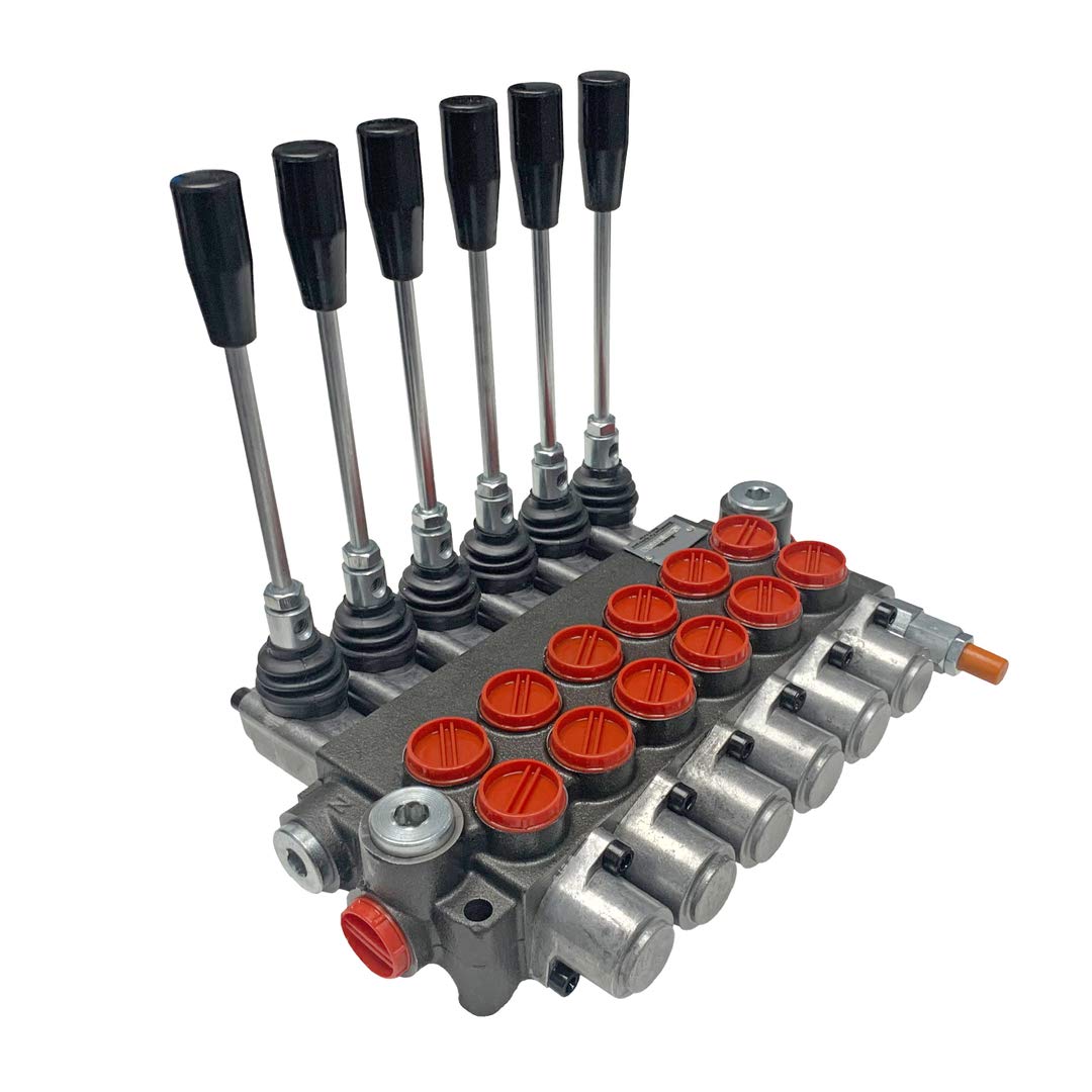 1 Spool Hydraulic Directional Control Valve, 4500 PSI Max, 13 GPM | Joystick Valve For Small Tractors, Loaders, Log Splitters