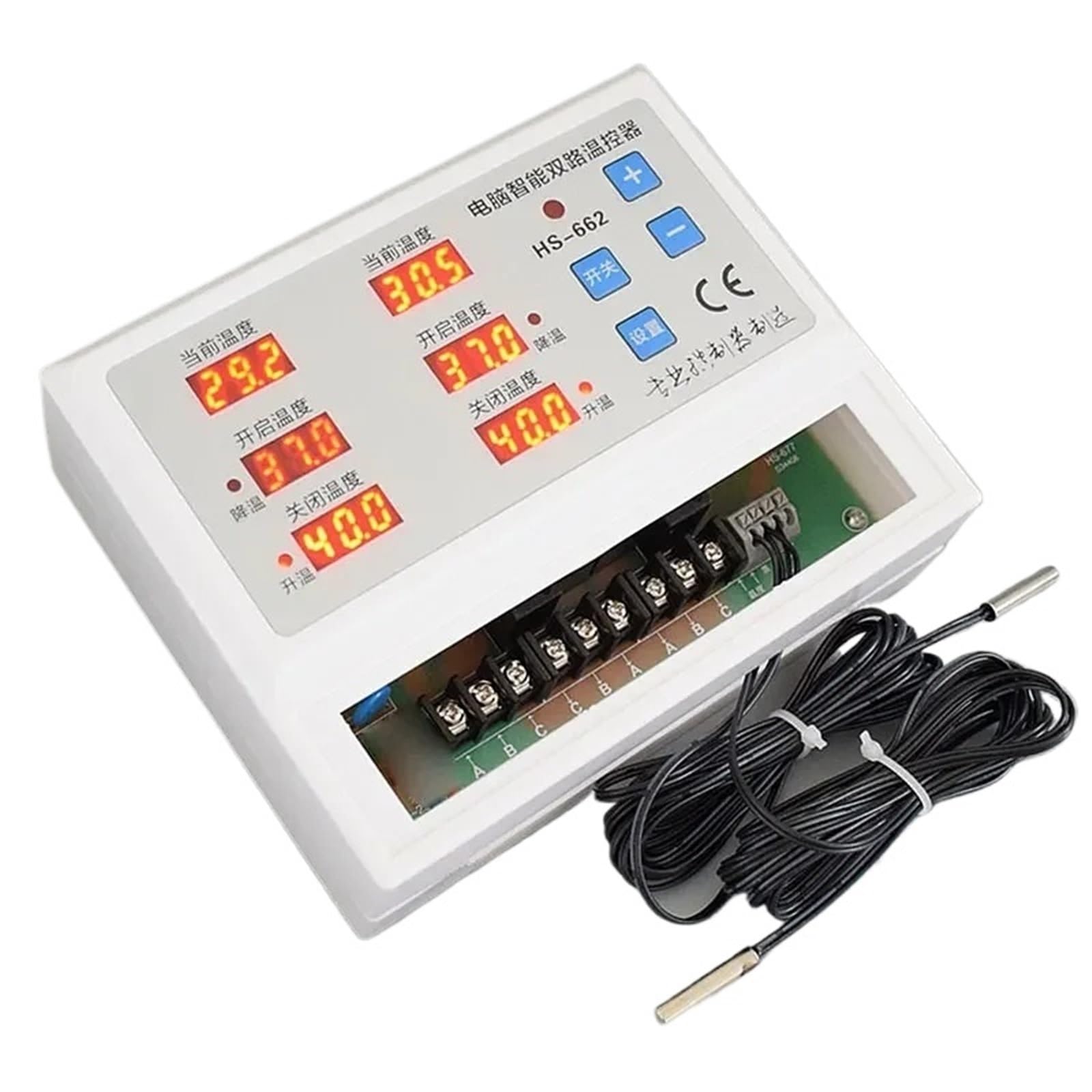 Termostato 380V interruptor de pantalla Digital inteligente Control de temperatura ajustable instrumento de cría de alta precisión(Model4)