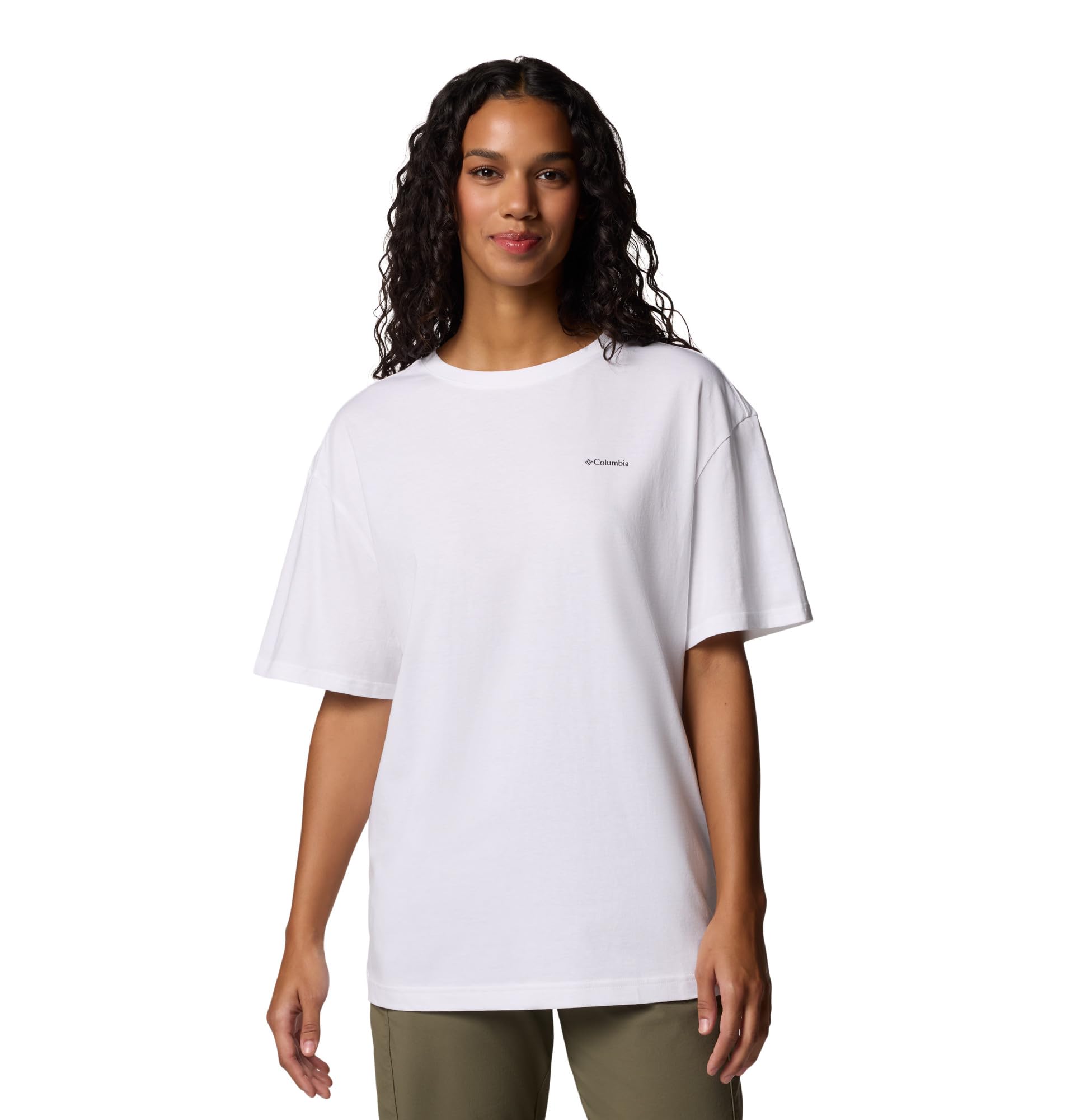 Columbia Rolling Bend Graphic Oversized Tee T-Shirt Oversize Graphique Rolling Bend Femme