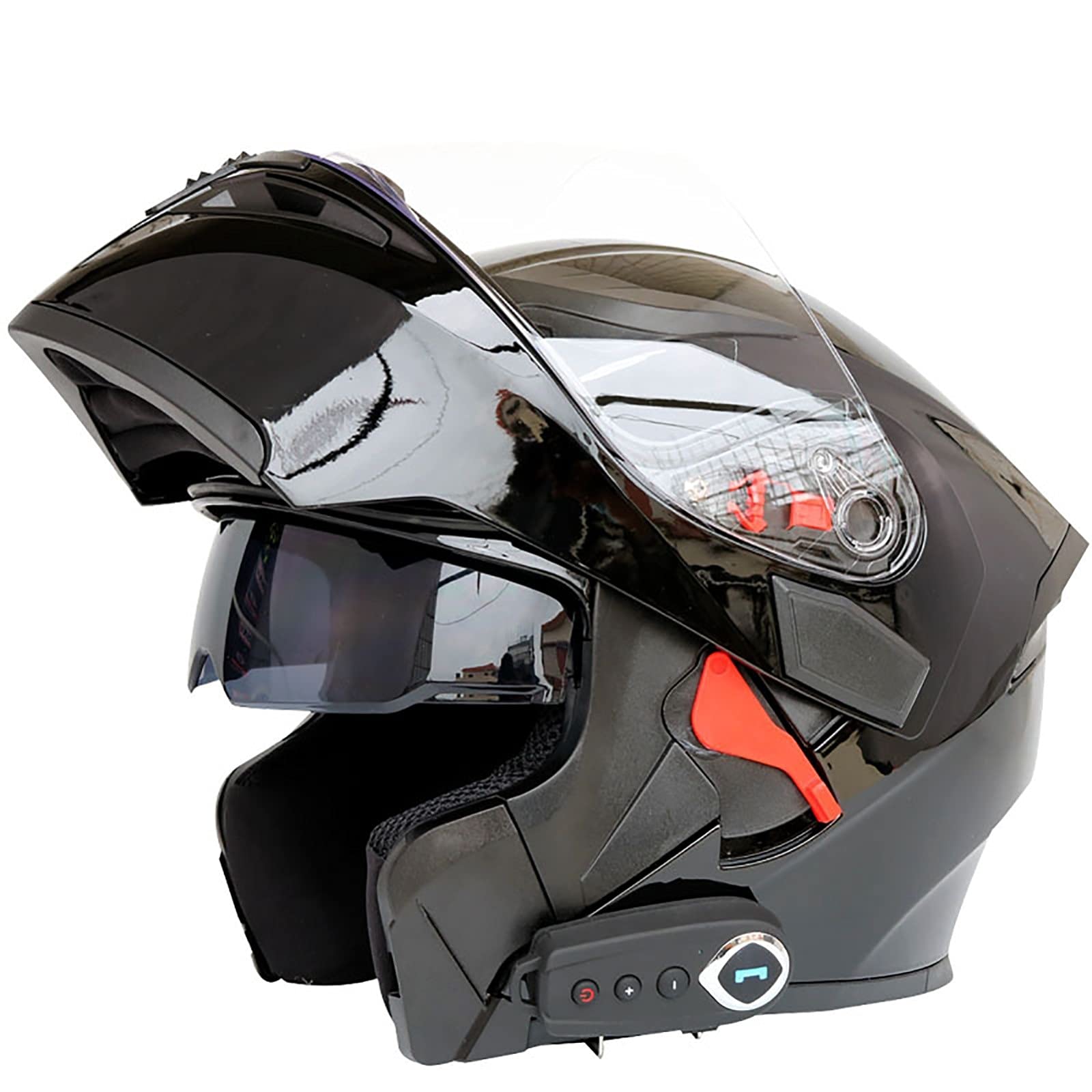 Casque modulable moto flip-up touring double écran solaire taille XL 61cm
