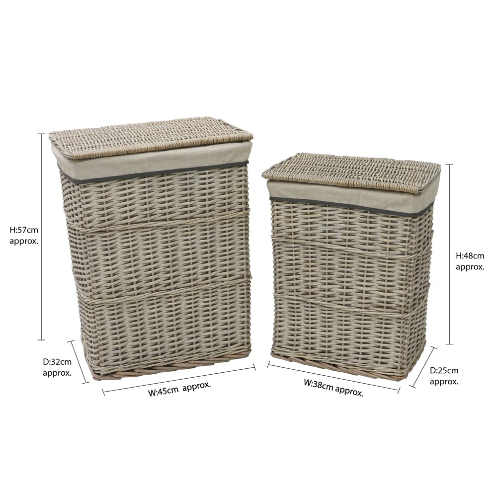 Cesta Rectangular De Fibra Natural 35 X 24 Cm | Leroy Merlin