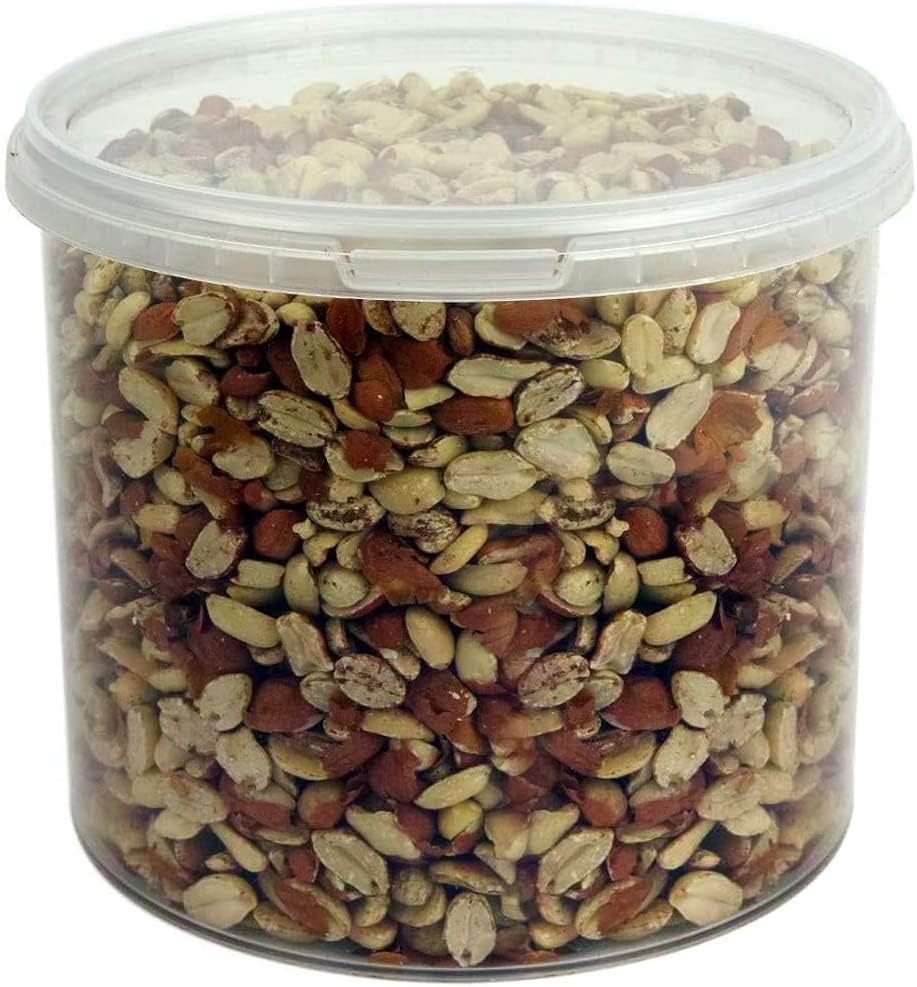 GardenersDream Split Peanuts | Premium Quality Fresh Feed | Garden Wild Bird Nut Food | Aflatoxin Free Mix | Protein Rich, High in Energy Mixture | Nutritious Vitamins and Essential Oils (5L)