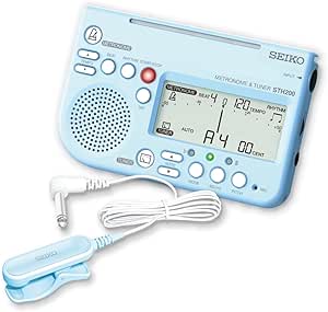 SEIKO セイコー メトロノーム&チューナー ブルー ピックアップマイク・2点セット スペシャルパック STH200BLSP商品画像