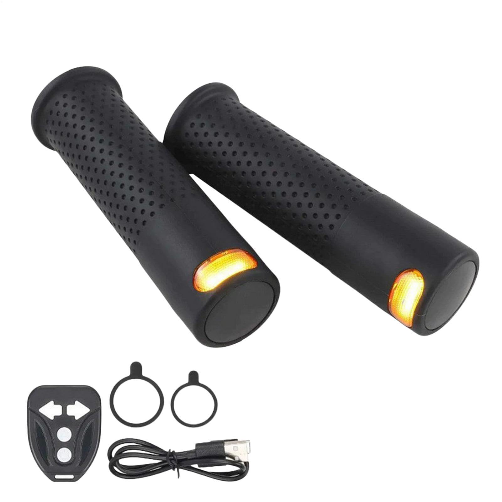 Lampeggianti per Monopattino Elettrico | Luci di avvertimento a LED telecomandati,Maniglie per Manubrio Monopattino Elettrico,per Bici da Strada MTB Guida di Notte Viaggi Quotidiani Parcheggi
