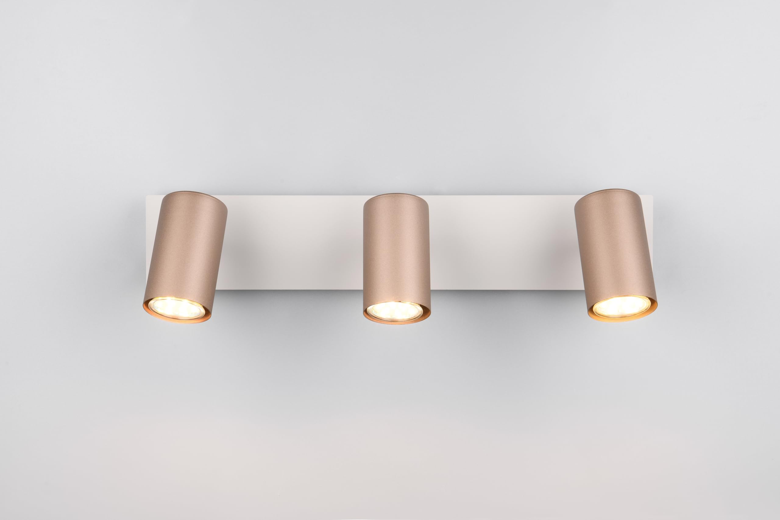 Trio Leuchten Barra de focos MARLEY 802400365, Metal Coffee/Warm Grey, excepto 3x GU10