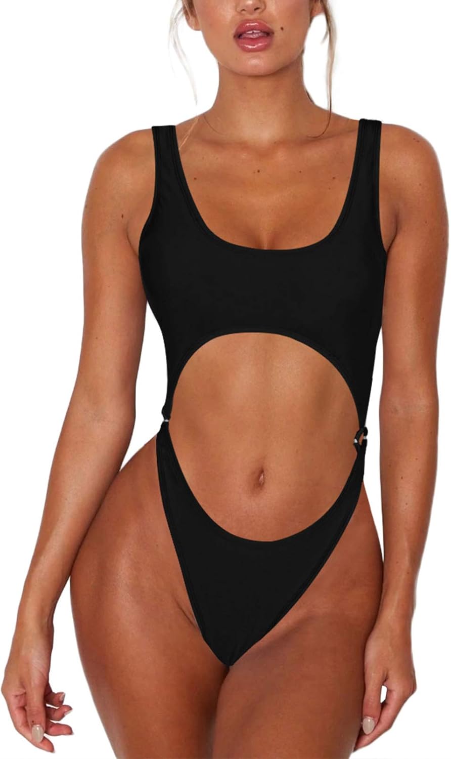 Sovoyontee Women's Sexy One Piece Swimsuits Cheeky Thong Bikini Bathing Suit - Image 4