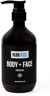 Gel de ducha para cuerpo y cara con ácido sal...