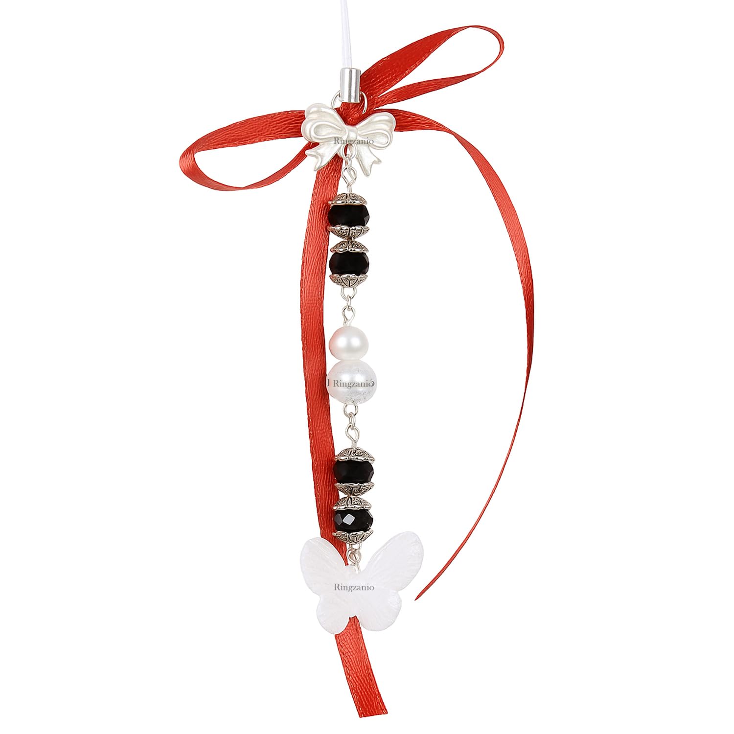 Ringzanio Phone Charm | Y2K Accessories Bag Charm Airpod Strap, Aesthetic Keychain Cute Phone Charm | Kawaii Bag Charm Cell Phone Charms Gift for Girls | Cherry Charm | Keychain For Bag-image-30